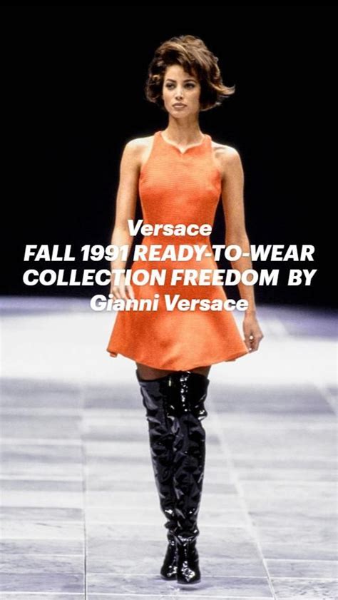 versace freedom 1991|gianni versace fall 1991.